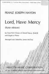 Lord Have Mercy Four-Part choral sheet music cover